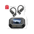 thumbnail image 4 of Miniso M98 Open-Ear True Earbuds - LCD Touch Screen, Directional Acoustics, HiFi Sound - Low Latency Gaming, Wireless - For iOS/Android, Portable with Charging Case - Ideal Gift, 4 of 10