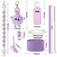 thumbnail image 4 of CHIKIXSON Cup Accessories Set Compatible with Stanley Cup Tumbler 40oz & 30oz, Cup not included, Purple, 4 of 6