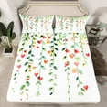 thumbnail image 2 of Castle Fairy Love Heart Print 4 Pieces Queen Sheet Sets for Kids Teens Adults,Green Tree Leaves Ultra Soft Flat Sheet,Happy Valentine's Day Queen Fitted Sheet,Luxury Bedroom Decor, 2 of 7