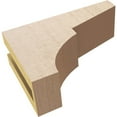 thumbnail image 6 of 3"W x 9"D x 6"H Classic Monterey Rough Cedar Woodgrain TimberThane Corbel, Primed Tan, 6 of 6