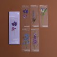 thumbnail image 1 of MYG 5 pcs/set Natural Plant flower leaves Series Bookmark PVC Reading Book mark, 1 of 6