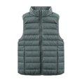 thumbnail image 1 of Veste en Duvet Automne et Hiver pour Femmes Courte Légère et à la Mode Col Montant Simple, 1 of 7