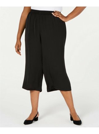 Alfani Plus Size Pull On Capri Pants (22, Grey) : : Fashion