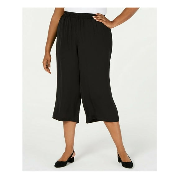 ALFANI $69 Womens New Black Culotte Casual Pants 0X Plus B B