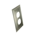 thumbnail image 2 of CKP #31191 Impressions Collection Duplex Wall Plate, Brushed Nickel, 2 of 2