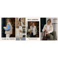 thumbnail image 4 of Polka Dot Cropped Puffer Vest Women Winter Lightweight Warm Quilted Padded Gilet with Pockets, 4 of 7