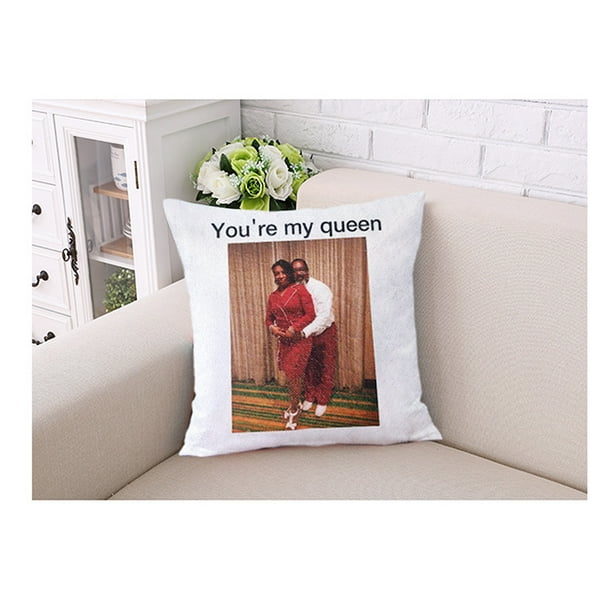 Personalised rectangle cushion sale