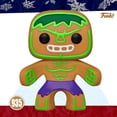 thumbnail image 3 of Funko Pop Hulk Galleta De Jengibre #935 Marvel Holiday Original, 3 of 6