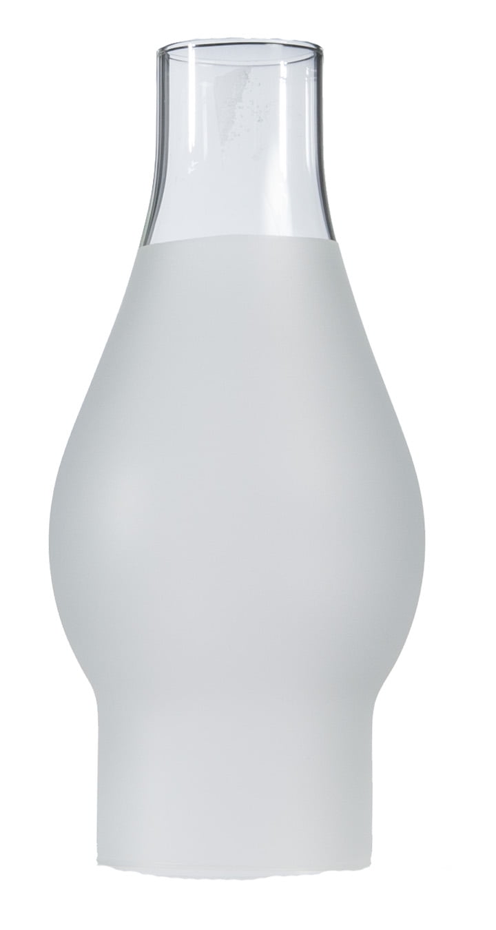 New Kerosene Oil Frosted Lamp Chimney 3" x 10" Slim Bulge #749 Borosilicate 