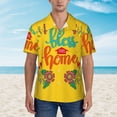 thumbnail image 4 of Lsque Bless This Home pattern Hawaiian Shirt for Men, Unisex Summer Beach Casual Short Sleeve Button Down Shirts-XX-Large, 4 of 9