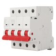 thumbnail image 2 of 4 Pole Circuit Breaker, 400V Miniature Air Switch 6kA Breaking Capacity  Insulation Contact Position Indication  For Electrical Equipment, 2 of 8