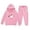 Pink, variant on WAYUTE Kids Girls 2 Piece Outfits Cartoon Print Long Sleeve Hooded Sweatshirts and Joggers Pants for Toddler To Fashion Fall Clothes Sets Casual Daily Wear,Army Green,Size 10-11 Y