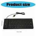 thumbnail image 5 of SIEYIO Rolls Up Flexible Keyboards 85Keys Waterproof Dustproof USB Keyboards for Notebook, 5 of 12