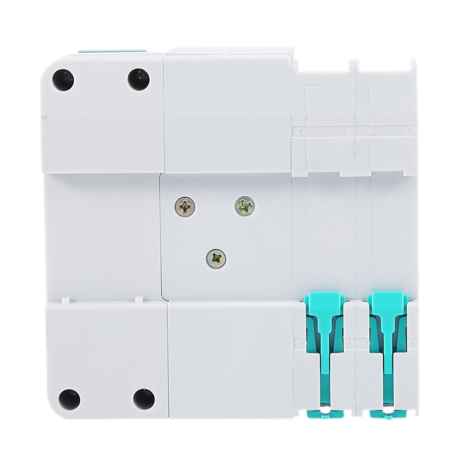 Dual-Power Automatic Transfer Switch 2P 100A Household 35mm Rail Installation,1 * Automatic Transfer Switch,white