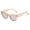 Orange, variant on Unisex Retro Street Shot Sunglasses Under $8 Jelly Color PC Frame Slim Square Lens Eyewear for Women Men Minimalist UV400 Shades for Daily Walk