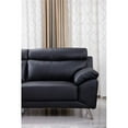 thumbnail image 6 of American Eagle Furniture Leather Loveseat in Black, 6 of 9