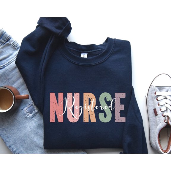 Sam Soft Registered Nurse Sweatshirt, Nurse Sweatshirt, RN , Nurse Week Sweater, CNA Sweater, Nursing Sweatshirt, Nursing School Sweater