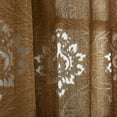 thumbnail image 3 of DYstyle Morocco Embossed Rod Pocket Sheer Volie Curtain Panel, 3 of 3