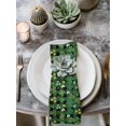 thumbnail image 2 of St. Patrick's Day Cloth Napkins Set of 4 Reusable Dinner Napkins, Spring Green Lucky Shamrock Grass Retro Cocktail Napkin Washable Table Napkins for Wedding/Holiday Party/Baby Shower 20"x20", 2 of 7