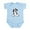 Sky Blue, variant on CafePress - Pocket St. Bernard II Infant Bodysuit - Baby Light Bodysuit, Size Newborn - 24 Months