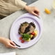 thumbnail image 4 of Seyotauo Extra Large Plastic Oval Serving Platters Trays for Serving Food Party 13 Inch Reusable Heavy Matte Textured Oval Dinner Plate Dishes for Wedding Party Restaurant Home Steak,Taco,Sushi,Cake, 4 of 6