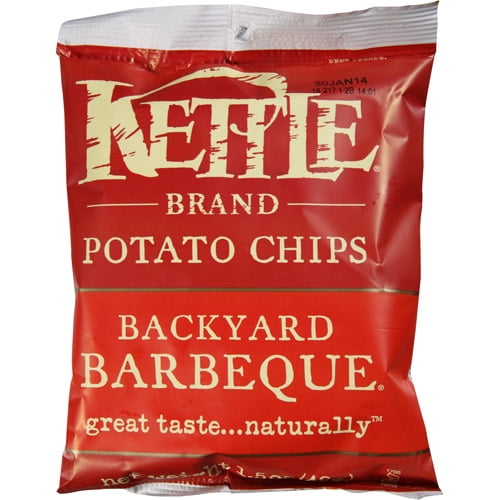 Kettle Brand Backyard Barbeque Potato Chips, 1.5 oz, (Pack of 24