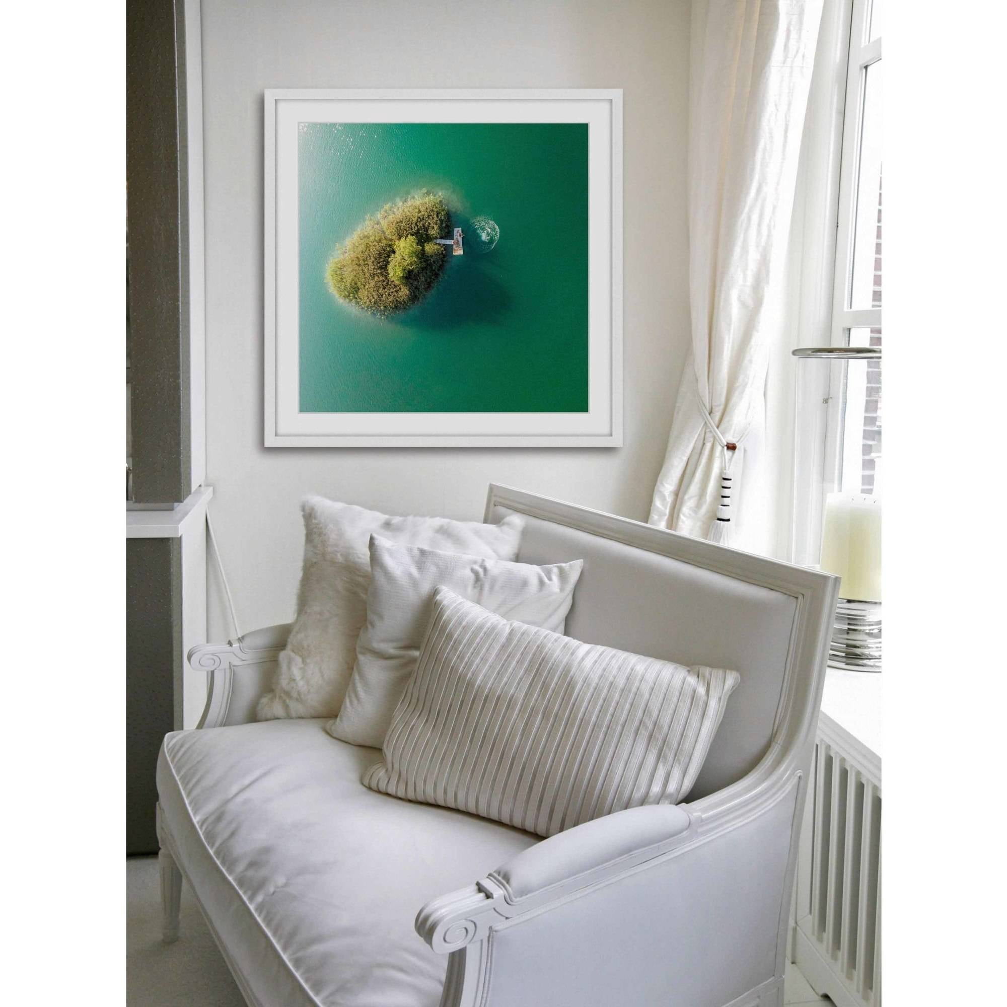 Marmont Hill "Little Island" by Karolis Janulis Framed Painting Print
