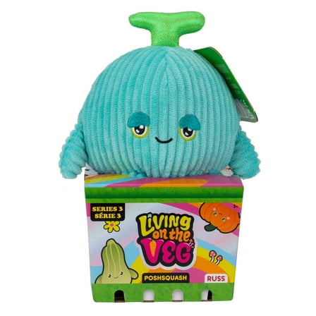 Living on the Veg 6-inch Plush - Jonah Squash PoshSquash Collectible Stuffed Toy