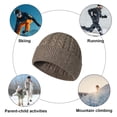 thumbnail image 5 of Gorro Apuakthei para hombre y mujer, cálido gorro de punto con puños para invierno, suave y cálido, para esquí, unisex, 5 of 5