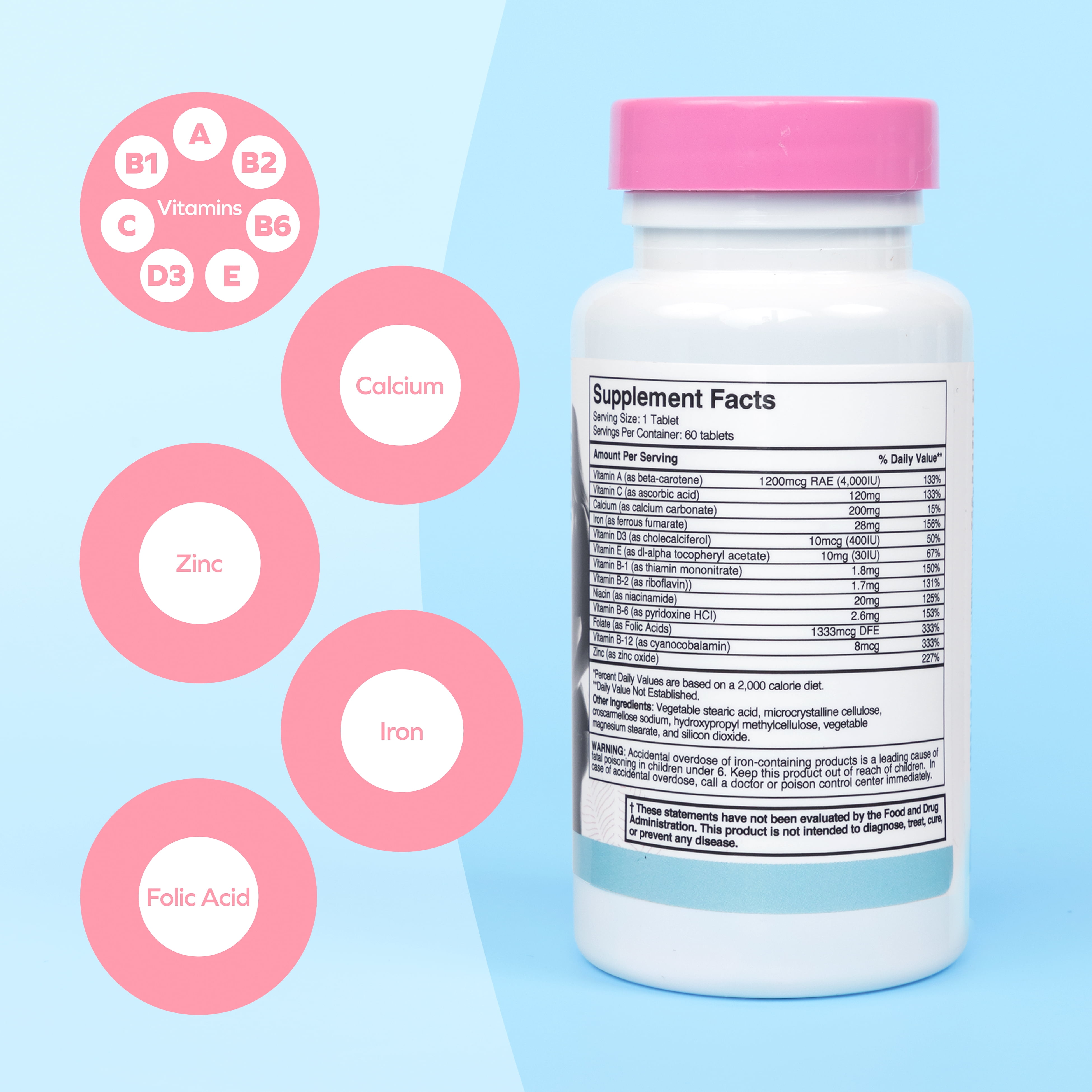 Dr. Talbot's Mom Prenatal Multi-Vitamin Dietary Supplement Capsules, 60 Count