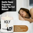 thumbnail image 5 of 40th Gag Birthday Gifts for Men Women Mom Dad Son Daughter Friends Bestie Brother Sister on 40th,Lavender Scented Candle, 5 of 7