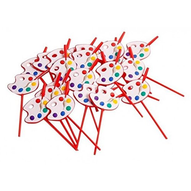 Artist Party Plastic Picks (25Pc) Party Supplies 25 Pieces