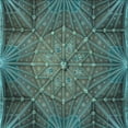 thumbnail image 1 of Ahgly Company Machine Washable Indoor Square Transitional Charcoal Blue Area Rugs, 8' Square, 1 of 7