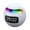 White B, variant on Miulika Mini Bluetooth Speaker Rechargeable Alarm Clock Subwoofer Black B