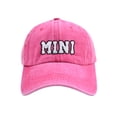 thumbnail image 1 of Arvbitana Family Matching Baseball Hat Mothers Day Gift Letters Embroidery Wide Brim Adjustable Cap for Mother / Daughter, 1 of 3