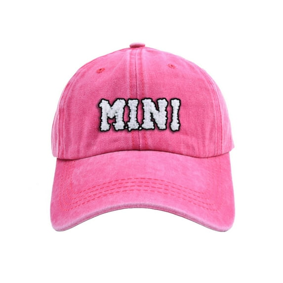 Arvbitana Family Matching Baseball Hat Mothers Day Gift Letters Embroidery Wide Brim Adjustable Cap for Mother / Daughter