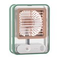 thumbnail image 1 of Billuyoard Ventilador de niebla de 3 velocidades, enfriador portátil recargable ajustable con luz nocturna, aire acondicionado de refrigeración Accesorios para electrodomésticos Verde, 1 of 6