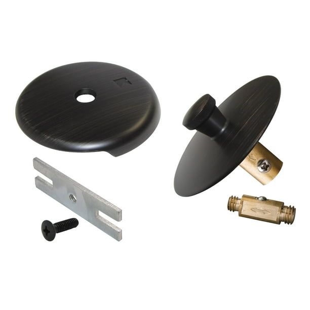Keeney K61-99Vb Kit De Ajuste De Drenaje De Baño De Encubrimiento Rápido Con Placa De Desbordamiento De Bronce Veneciano