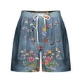 thumbnail image 5 of POROPL Womens Shorts Summer Fashion Casual Shorts with Pockets Print Short, 5 of 5