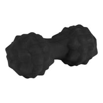 Women's Durable Floating Peanut Style Massage Ball for Travel Home Office Black TPE