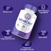 MindCept Capsules, Advanced Maximum Strength Brain Pills, MindCept Supplement (3 Pack)