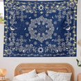 thumbnail image 1 of Wall Tapestry Bohemian - Floral Vine Tapestry Wall Hanging Celestial Sun Moon and Star Tapestries Hippie Home Decor Boho Tapestry for Bedroom Aestheti, 1 of 4