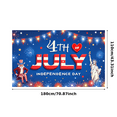 thumbnail image 2 of Patriotic Design Independence Day Celebration Banner Colorful Fireworks Fourth of July Decoration for National Day Event Holiday Party, 2 of 7