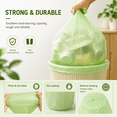 thumbnail image 4 of Kabuer Biodegradable Trash Bags Garbage Bags 1.2 Gal Size Kitchen Garbage Bags 120 Pcs, 4 of 7