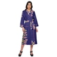 thumbnail image 1 of Moomaya Printed WoMen's Robe Dressing Gown With Pockets Bath Robe Girls, 1 of 6