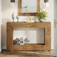 thumbnail image 4 of Tribesigns Farmhouse Console Table, 47-Inch Wood Storage Entryway Accent Table, Brown, 4 of 9