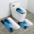 thumbnail image 1 of Juego de Alfombras de Baño ABPHQTO Mañana Brumosa de 3 Piezas, 1 of 2
