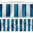thumbnail image 4 of Soimoi Printed Waterproof Taffeta Fabric - Blue Stripe Print | 56" Wide | For Outdoor Cushions, Awnings, Table Covers & Upholstery Projects, By 5 Yard, 4 of 7