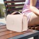 thumbnail image 4 of unbranded Bolsa Organizadora De Maquillaje Beige En Tela Oxford Para Viaje Con Cierre Y Colgante, 4 of 6