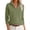 Army Green, variant on Women Quarter Zip Long Sleeve Solid Color Soft Knit Fall Pullover Sweater, S